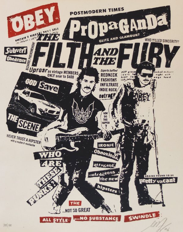 Filth And The Fury by Shepard Fairey