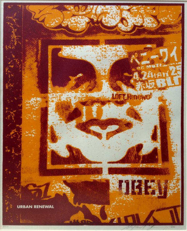 Japan Stencil by Shepard Fairey