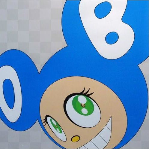 And Then Aqua Blue by Takashi Murakami