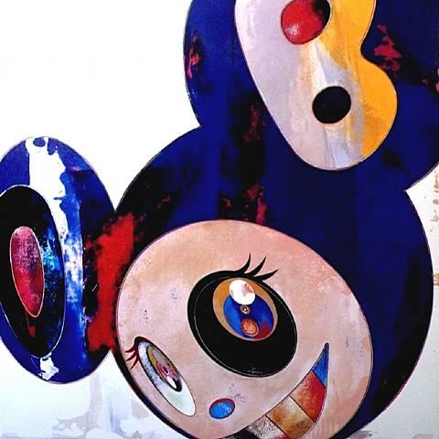 And Then Hello Blue by Takashi Murakami