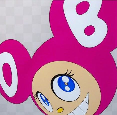 And Then Pink by Takashi Murakami