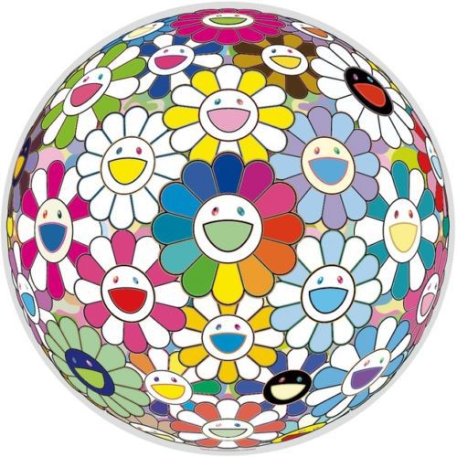 Flower Ball Want To Hold You by Takashi Murakami