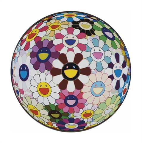 Flowerball (3d) Brown by Takashi Murakami