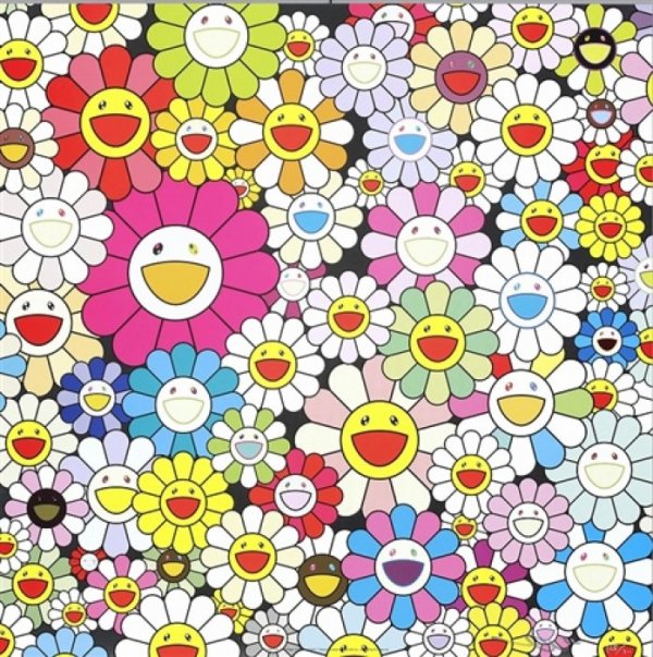 Flowers From The Village Of Ponkotan by Takashi Murakami