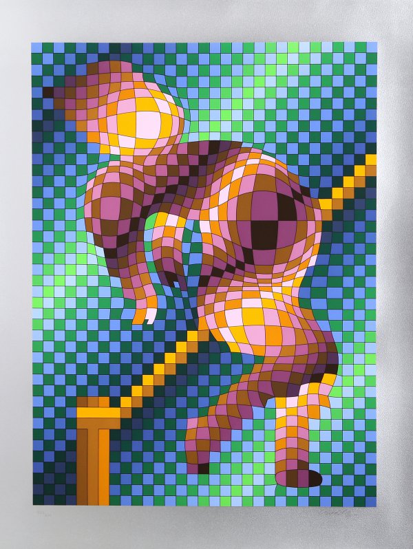 Harlequin Sportif by Victor Vasarely