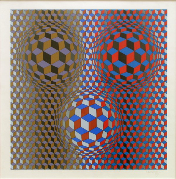 Nebulus Ii by Victor Vasarely