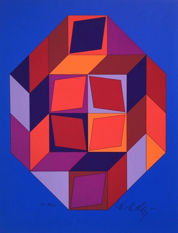 Untitled #7 by Victor Vasarely