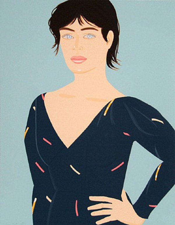 Grey Dress by Alex Katz