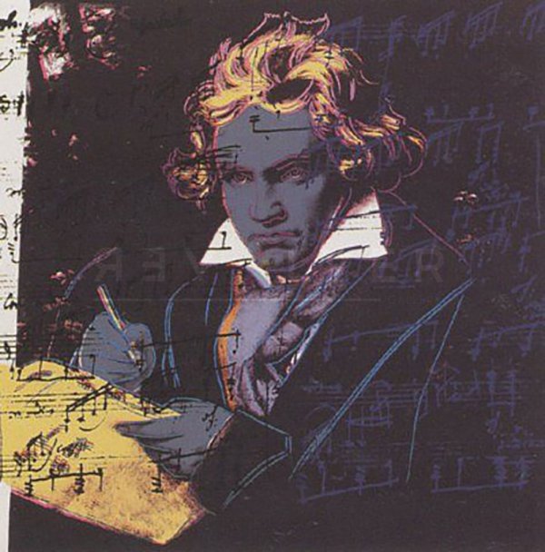 Beethoven (fs Ii.393) by Andy Warhol