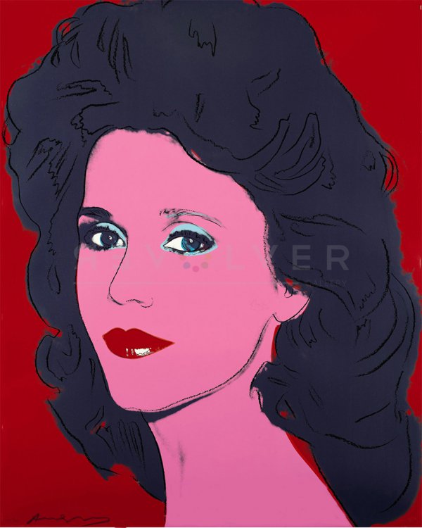 Jane Fonda (fs Ii.268) by Andy Warhol