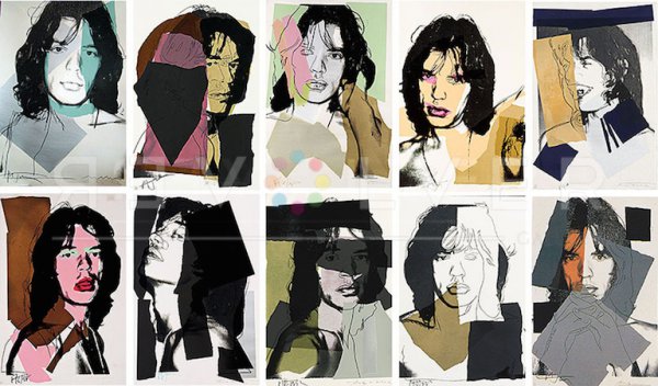 Mick Jagger Complete Portfolio by Andy Warhol