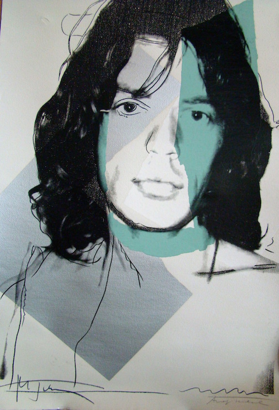 Mick Jagger Fs Ii.138 by Andy Warhol