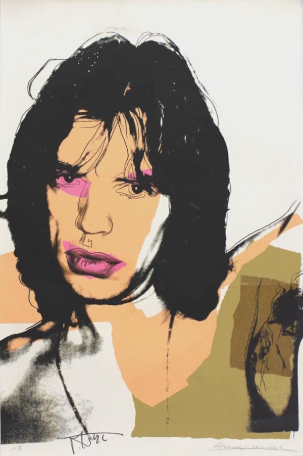 Mick Jagger Fs Ii.141 by Andy Warhol