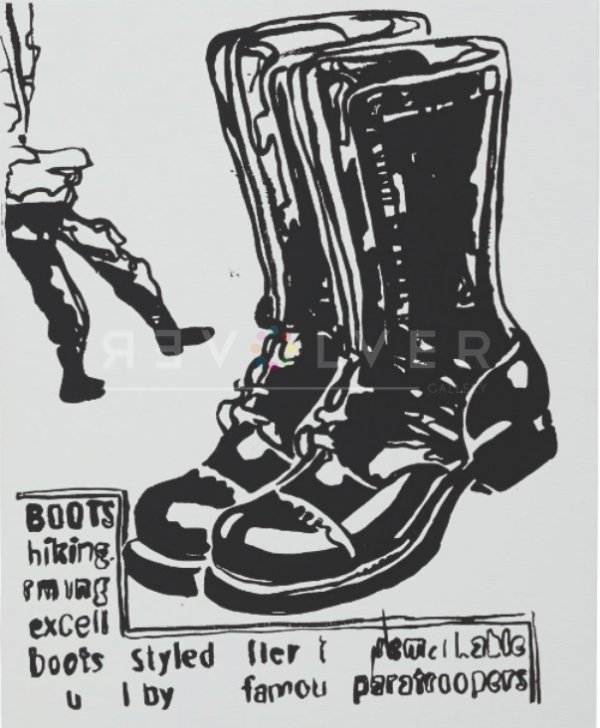 Paratrooper Boots by Andy Warhol