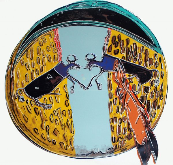 Plains Indian Shield (fs Ii.382) by Andy Warhol