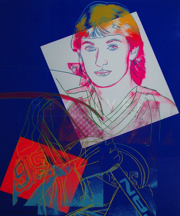 Wayne Gretzky (fs Ii.306) by Andy Warhol