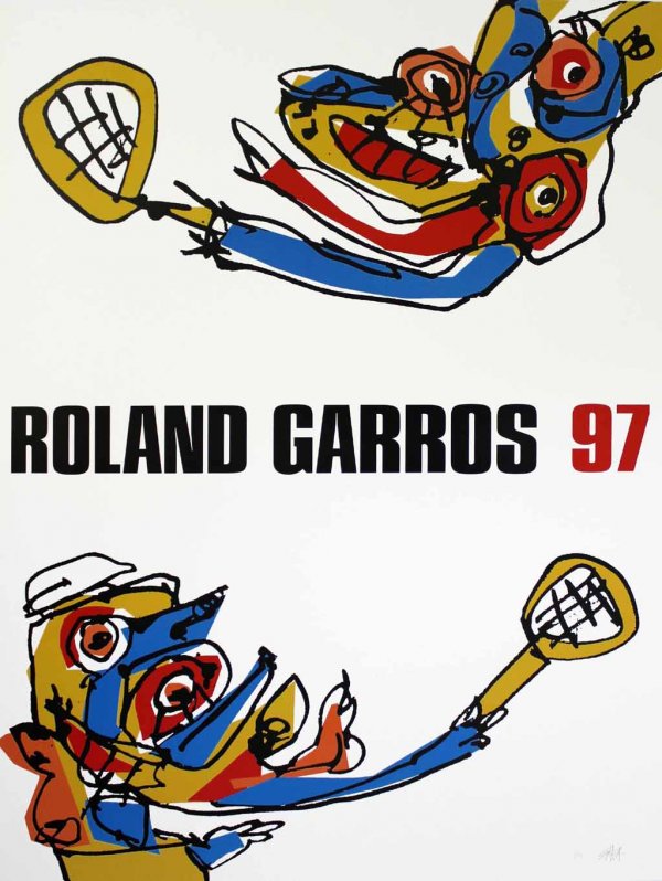 Roland Garros 97 by Antonio Saura