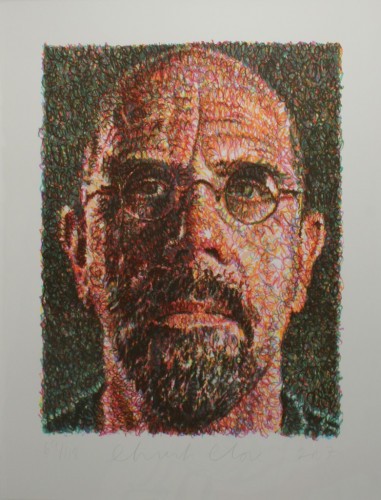 Self Portrait by Chuck Close