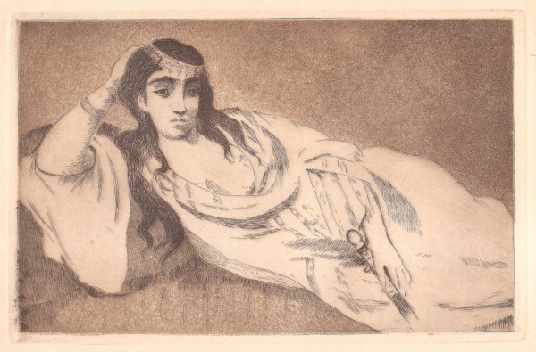 Odalisque (l’odalisque Couchée) by Edouard Manet