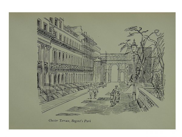 Chester Terrace Regents Park by Edward Bawden