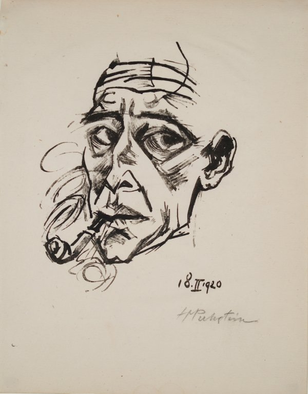 Selbstportrait by Max Pechstein