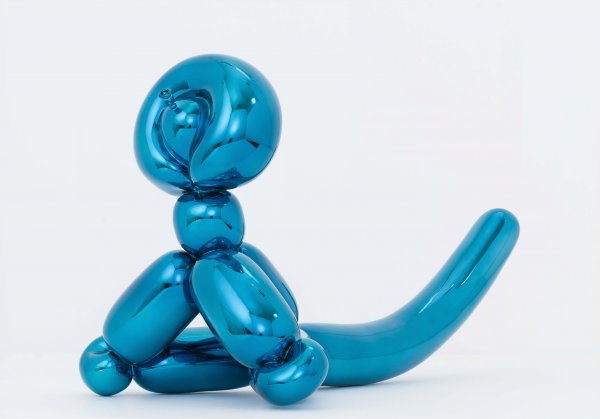 Blue Balloon Monkey by Jeff Koons