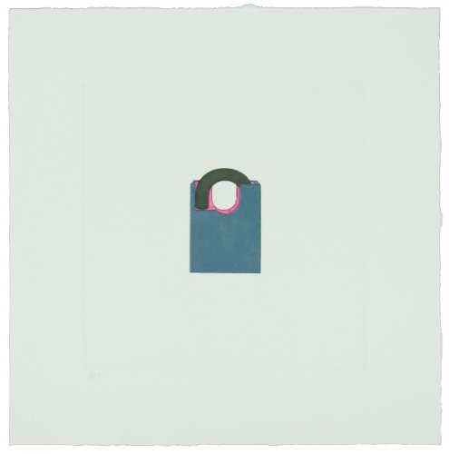 The Catalan Suite Ii – Padlock by Michael Craig-Martin