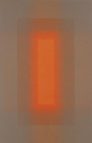 Untitled (grey/orange) by Patsy Krebs