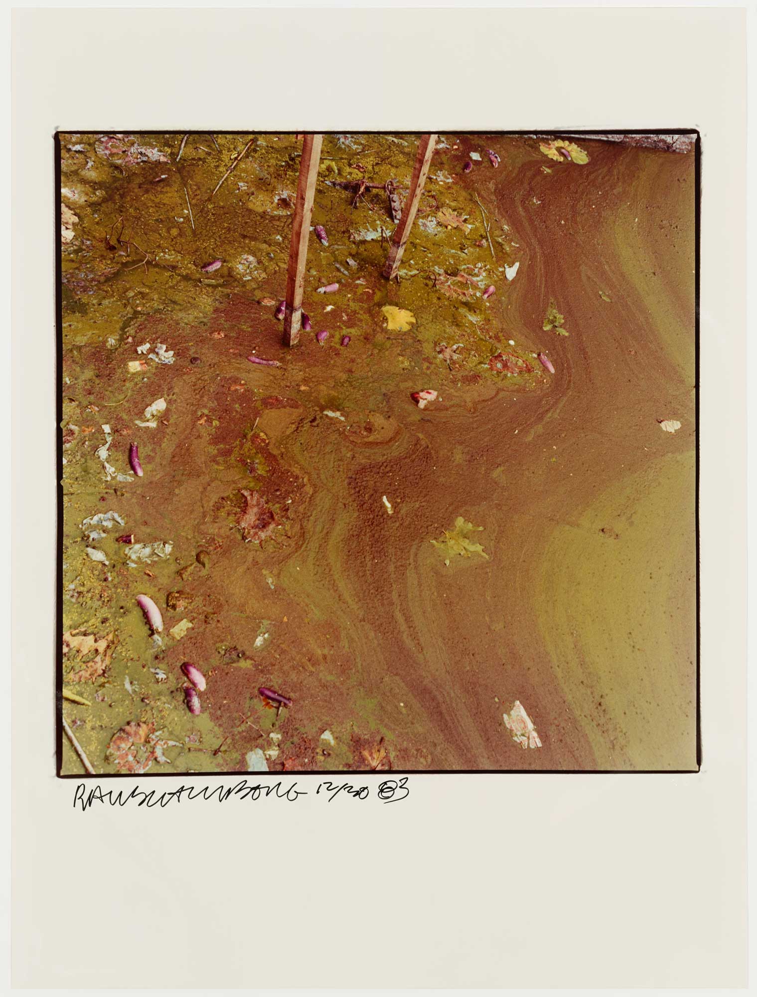 Green Mud by Robert Rauschenberg