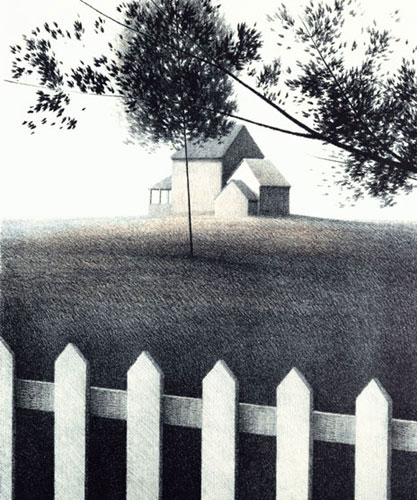 Picket Fence I by Robert Kipniss