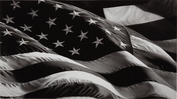 Untitled (flag) by Robert Longo