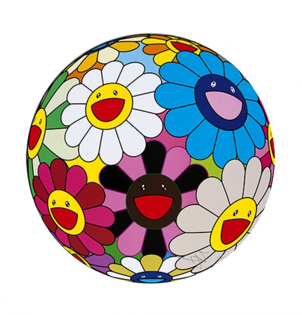 Flower Ball (algae Ball) by Takashi Murakami