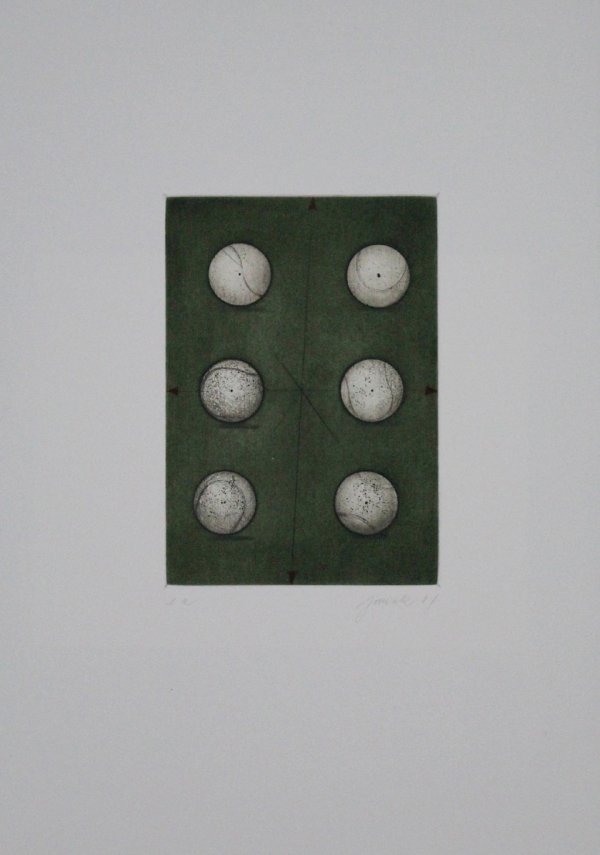 Sechs Bälle / Six Balls by Alois Janak