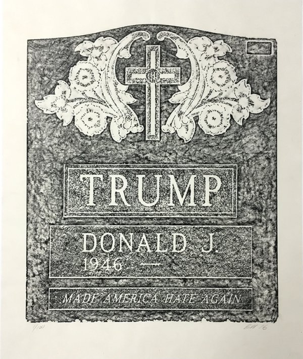 Trumptombstone by Brian Andrew Whiteley