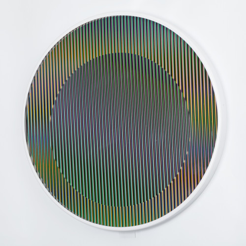 Chromointerference Manipulable Circulaire by Carlos Cruz-Diez