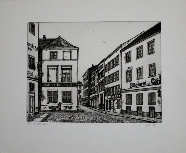 Die Sperlingsgasse by Gerda Vetter