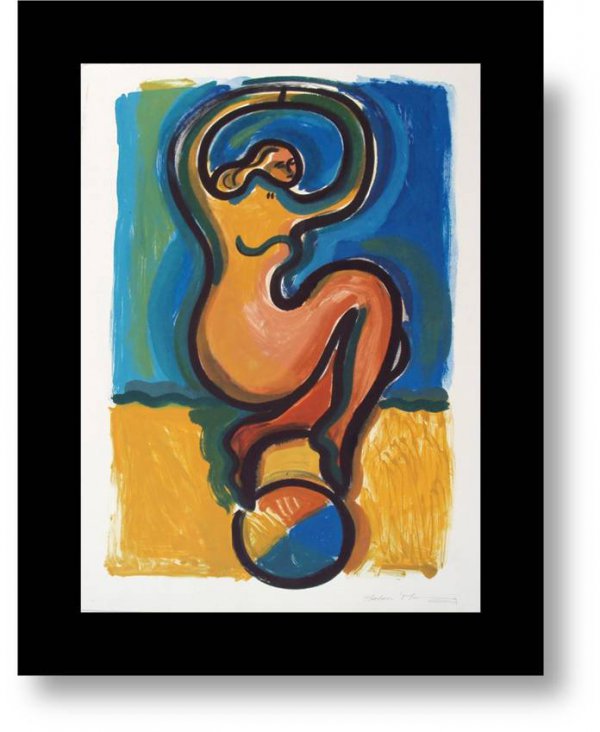 Dancing Nude I by Helen Manning (Clark)