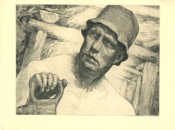 Arbeiter / Worker by Hermann Kätelhön