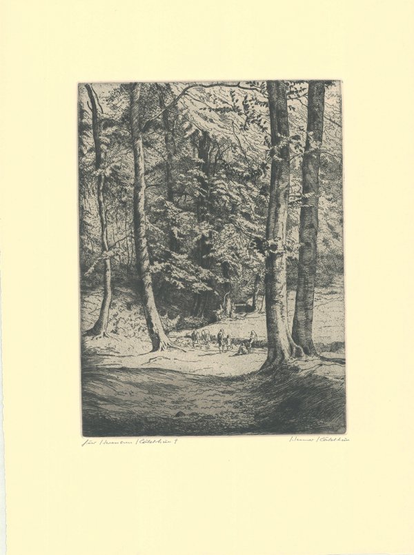 Im Wald by Hermann Kätelhön