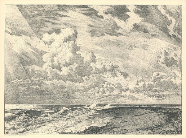 Die Düne (heligoland) by Hermann Kätelhön