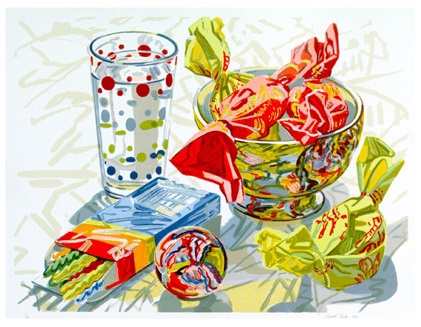 Still Life With Candy by Janet Fish