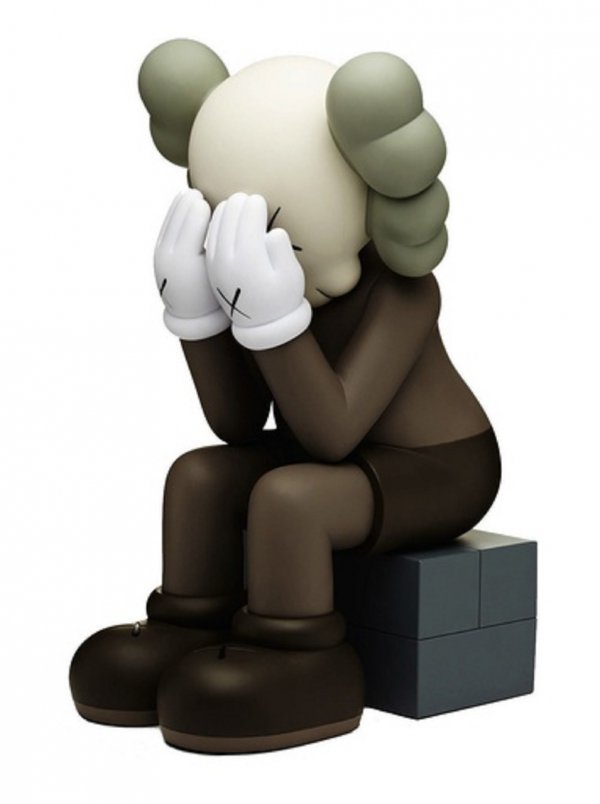 Passing Through (brown) by KAWS