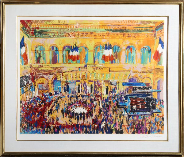 Paris Bourse by LeRoy Neiman