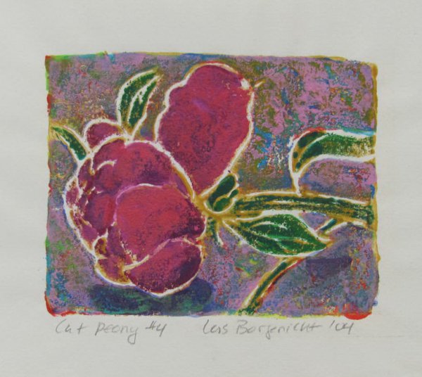 Cut Peony #4 by Lois Borgenicht