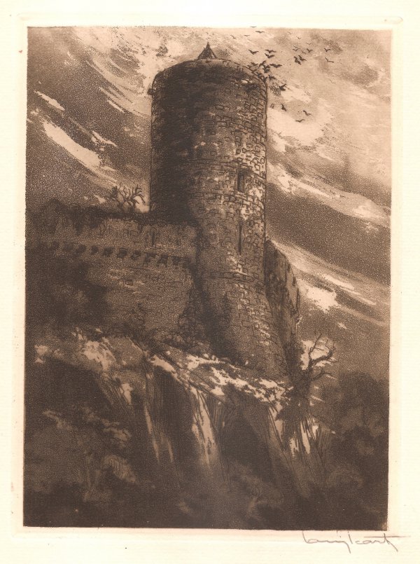 La Tour Mélusine by Louis Icart