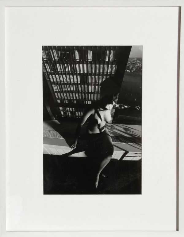 Nude On A Ledge by Lucien Clergue