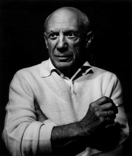 Picasso Con Un Cigarro by Lucien Clergue