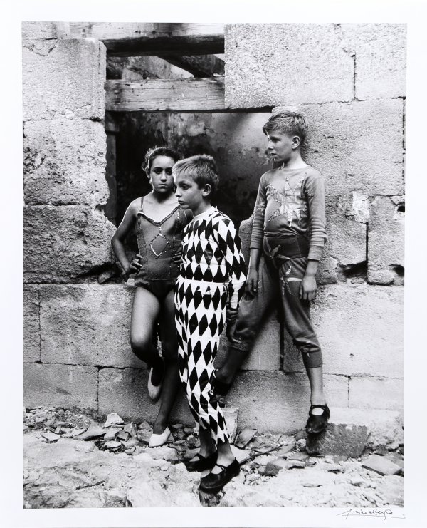 Trio De Saltimbanques, Arles by Lucien Clergue