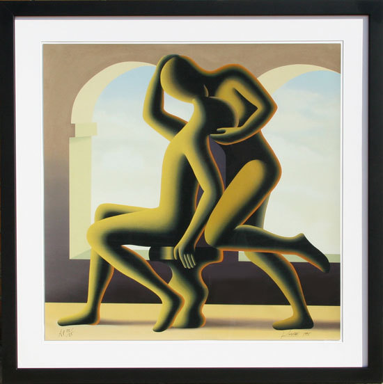 The Kiss by Mark Kostabi