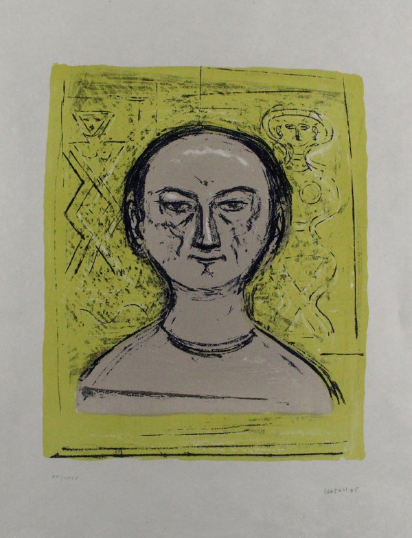 Selbstbildnis / Self-portrait by Massimo Campigli